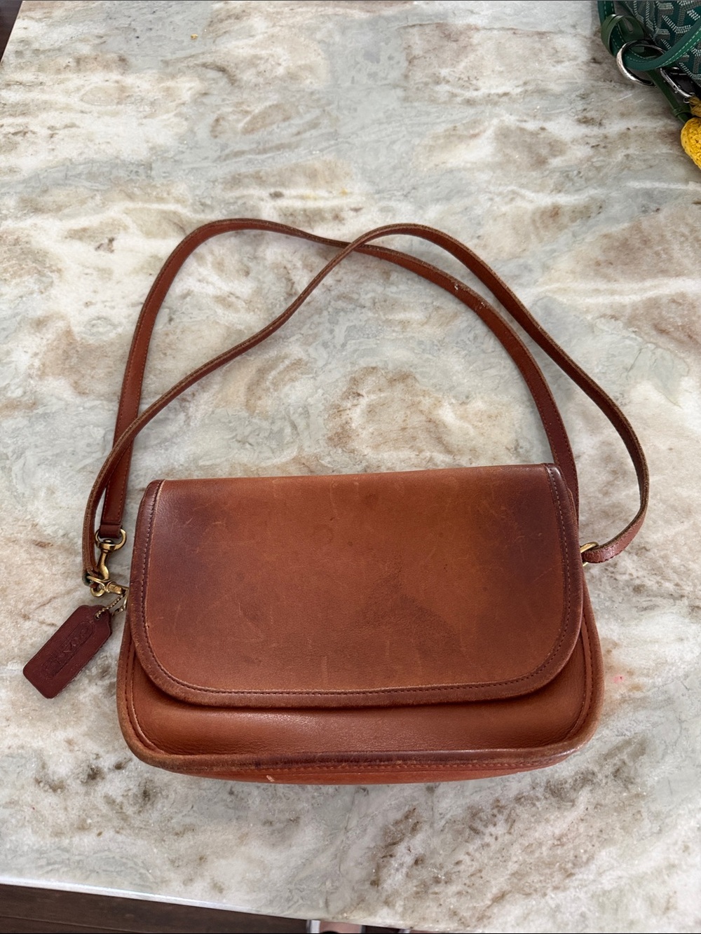 Vintage Coach leather crossbody